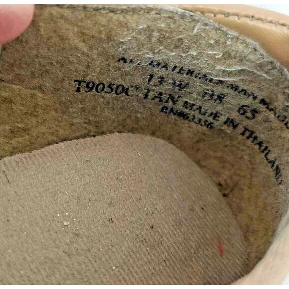 Theatrical Mary Jane Tap Shoes Beige Leather Made in Italy Girls Size 13 W - Picture 10 of 11